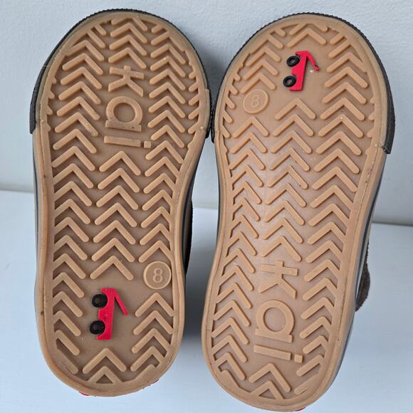 See Kai Run NEW Dane Toddler Boy Brown Sneaker Boots Shearling Lined Size 8 NIB - Picture 13 of 15